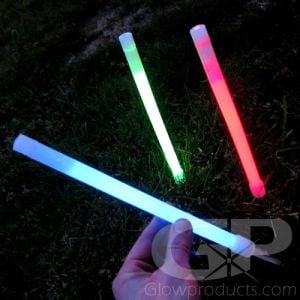 10 Inch Glow Sticks with Ground Stake