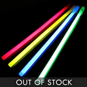 12" Large Glow Sticks Assorted Color Mix
