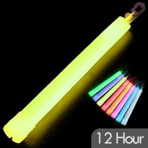 6 Inch Glow Stick with Long Lasting 12 Hour Glow