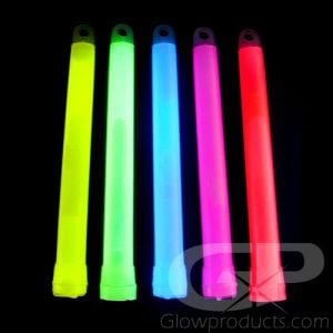 6" Bulk Glow Sticks Assorted Colors