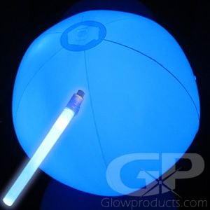 Glow Beach Ball with LED Light Insert
