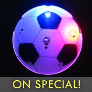 Soccer Ball Flashing Pin Body Lights (On Special)