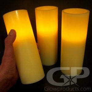  8 Inch Flameless LED Pillar Candles