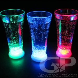 Light Up Drinking Glasses LED Glow in the Dark Drink Glass