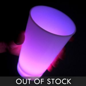 Glow Party Cup with LED Lights Out Stock