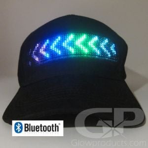 Light Up Message Hat Smartphone Bluetooth