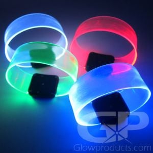 LED Wristbands Glow Bracelets Magnetic Clasp