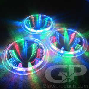 Glow in the Dark Drink Coasters with LED Light