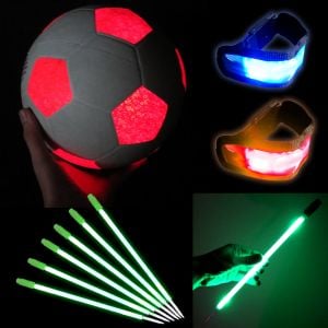 Light Up Glow Soccer Sports Set