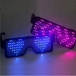 LED Light Up Rave Glasses