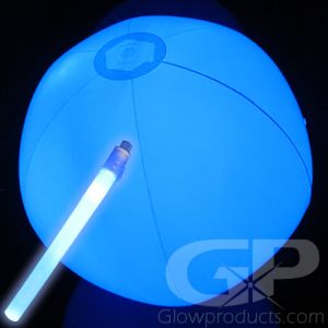 Glow Beach Ball with LED Light Insert