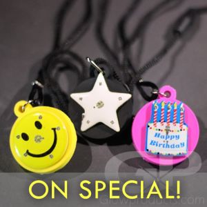 Flashing Pin Body Light Pendant Backer