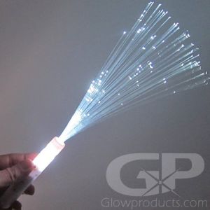 White Fiber Optic Wands