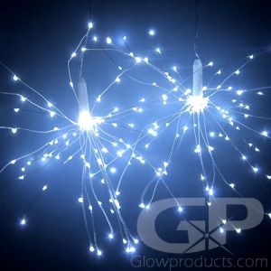 White Decor Fireworks Starburst LED String Lights