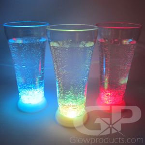 Glowing Pilsner Light Up Drink Glasses