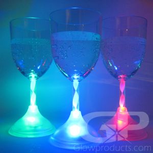 Light Up Glowing Wine Glasses Multi-Color