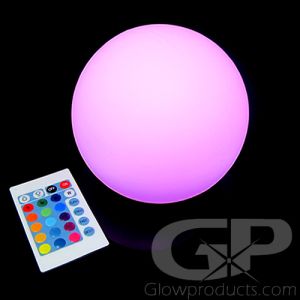 LED Round Ball Orb Decor Centerpiece Mood Lamp with Remote