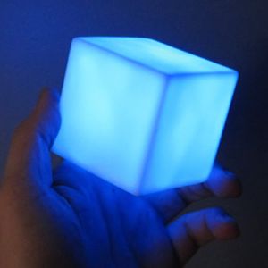 Light Up Decor Cube Lamp Tabletop Centerpiece