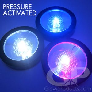 LED Light Up Coasters Pressure Activation
