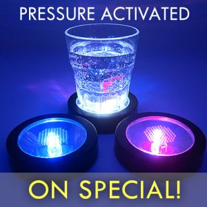 LED Light Up Coasters