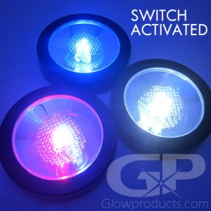 LED Light Up Coasters with Power Switch