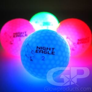 Light Up LED Golf Balls Assorted Color Mix Pack