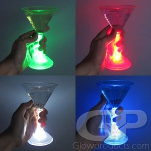 Light Up Martini Glasses