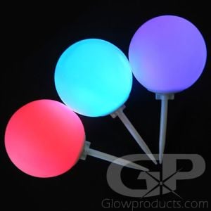 Glowing LED Ball Marker with Ground Spike