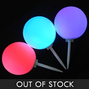 Spike Marker LED Balls with Ground Stake