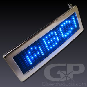 Light Up Scrolling Message LED Belt Buckle