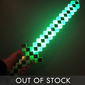 LED Light Up 8 Bit Pixel Sword