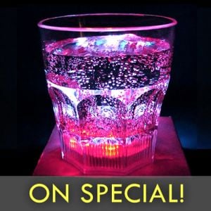 Light Up Whiskey Rock Glasses