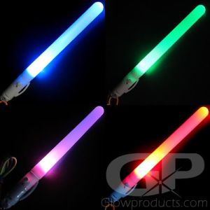 Battery Powered LED Light Sticks with Multi-Color Lights