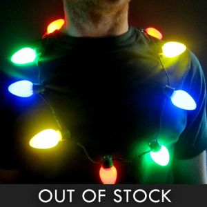 Christmas light necklace