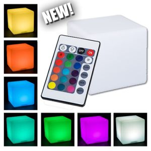 Light Up LED Cube Decor Lamp with Remote - Multi-Color