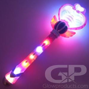 Magic Fairy Spinner Wand Double Heart