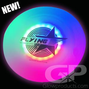 Light Up Frisbee Ultimate LED Flying Disc - USB Rechargeable