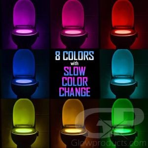 Led toilet top