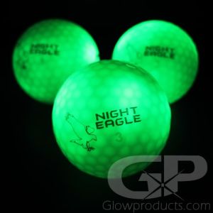 Green Glow Golf Balls