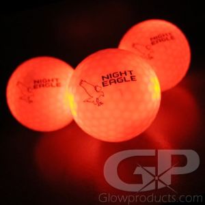 Light Up Red LED Golf Balls