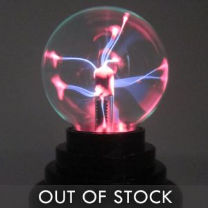 Portable Plasma Orb Tabletop Lamp