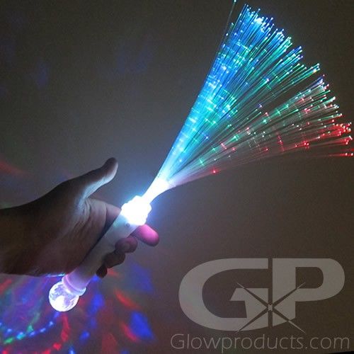 Fiber Optic Wands with Light Show Ball Multi Color On Special