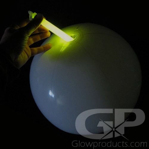 Glow Beach Balls with Glow Stick Inserts