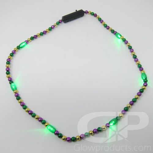 Glow beads necklaces hot sale