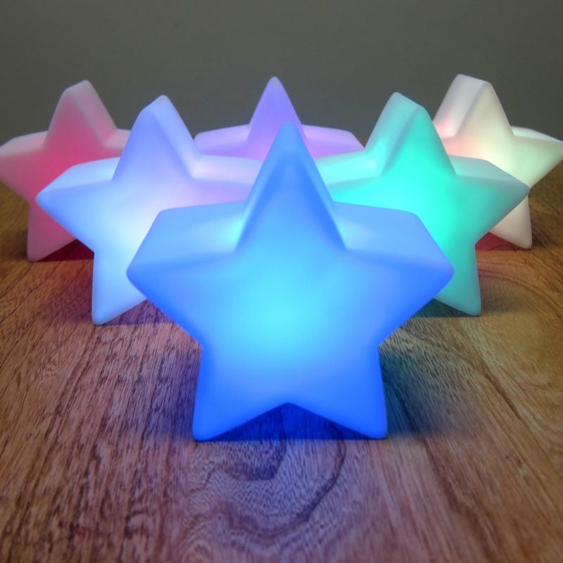 LED Star Decor Lamp 8 Mode Multi Color