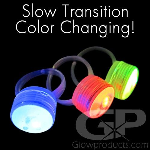 Slow color changing led outlet
