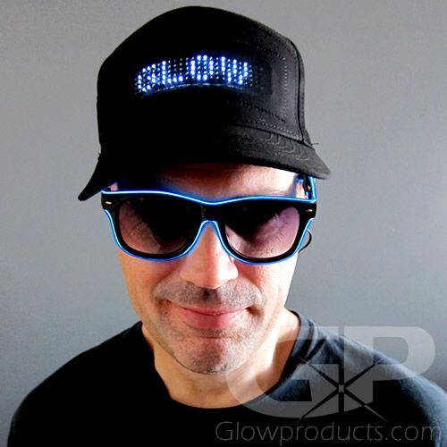 NWT LED Programmable Display Hat 61ypz8nfDfL._AC_SY350_QL65_.jpg main image 4