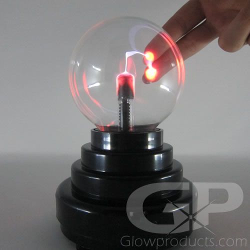 Plasma Ball Lamp 5 Inch Battery Powered Plasma Orb Lamp Glowproducts