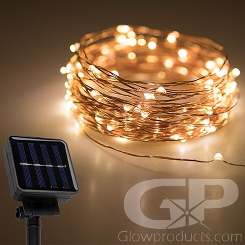 Solar powered fairy string lights on sale