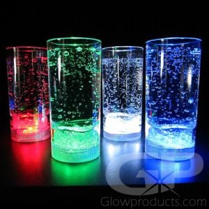 led light drinking glasses